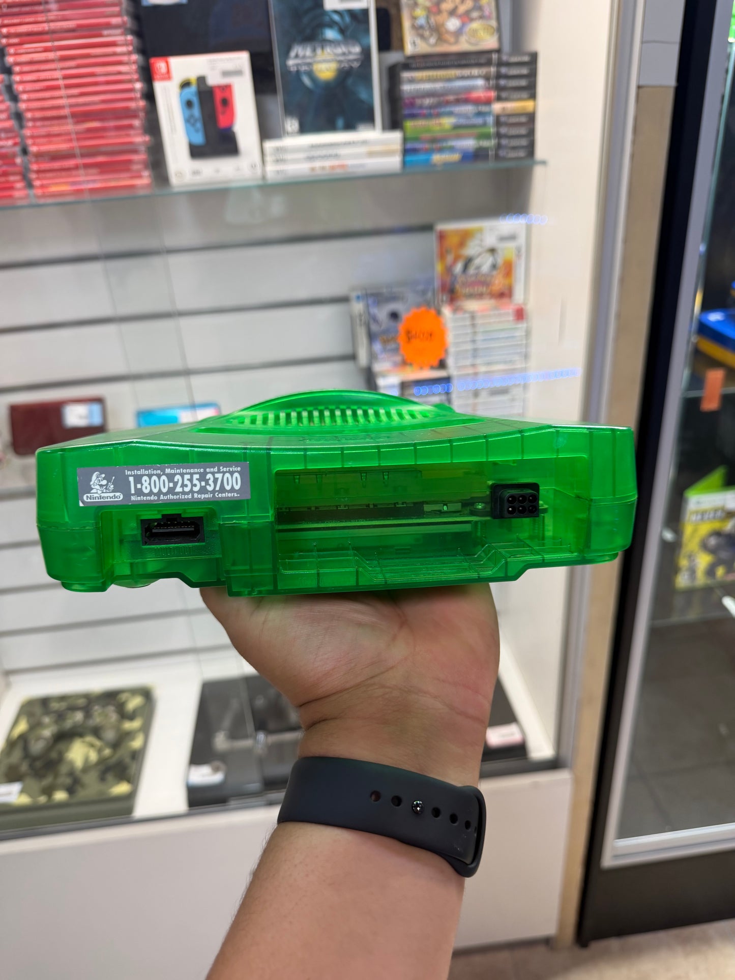 Jungle Green Funtastic Nintendo 64 (Cosmetic Wear) - Nintendo 64