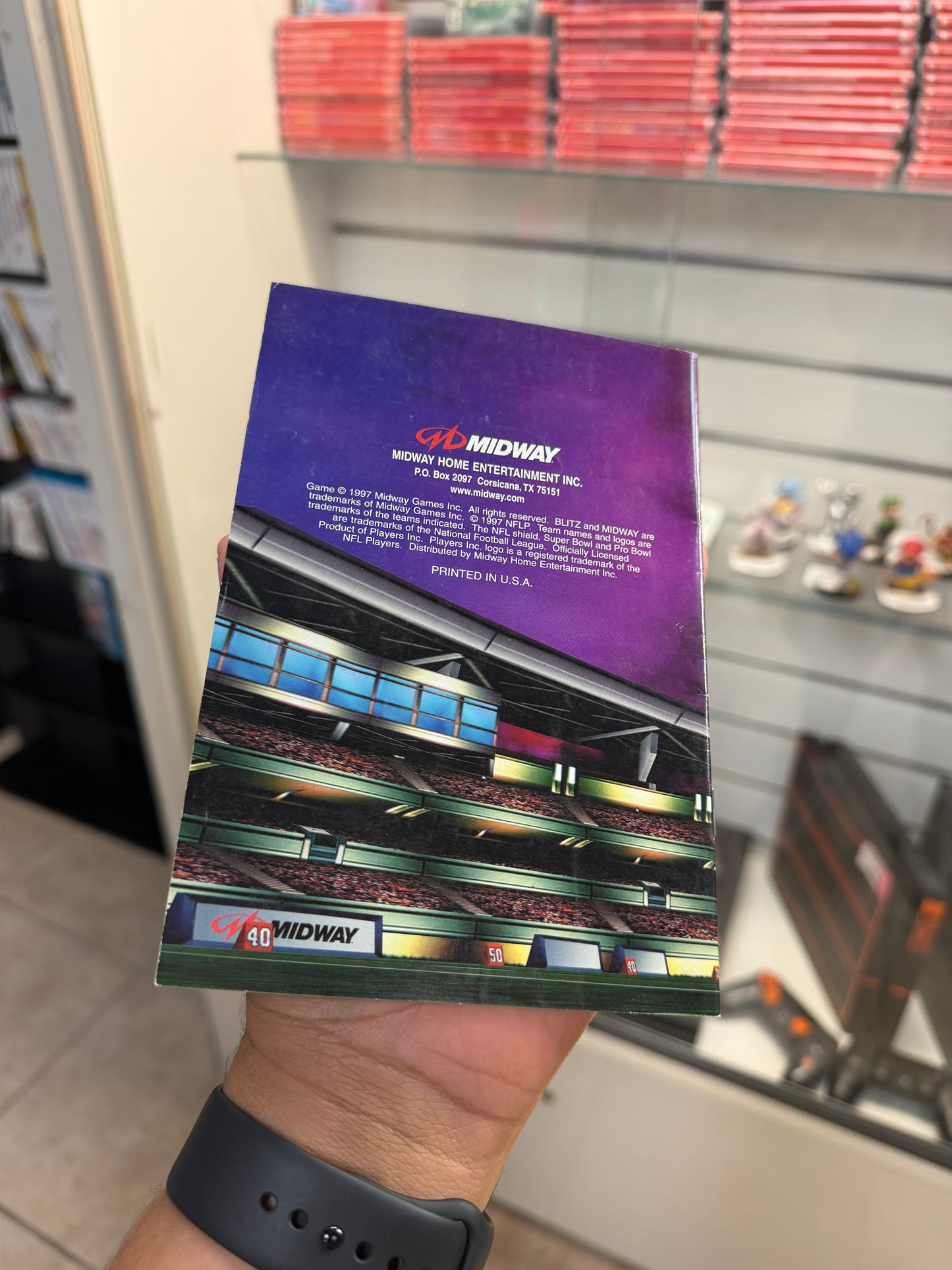 NFL Blitz Manual Only - Nintendo 64