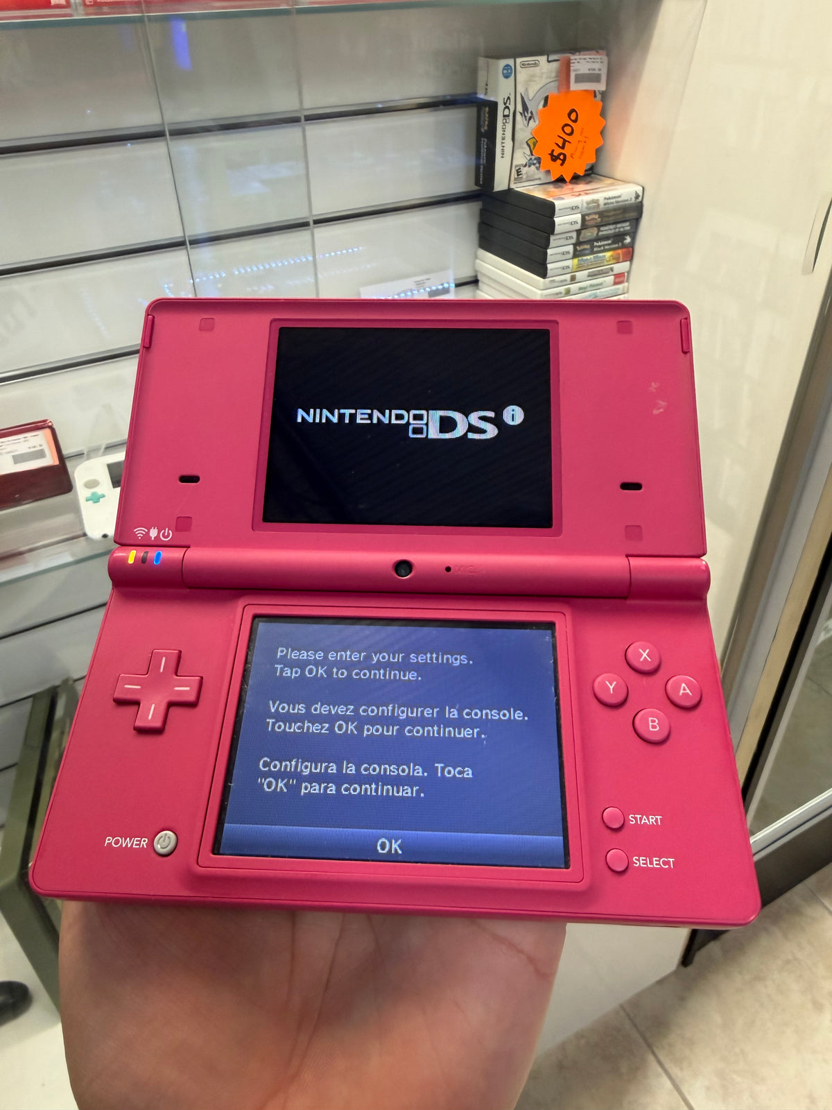 Pink Nintendo DSi Handheld - Nintendo DS