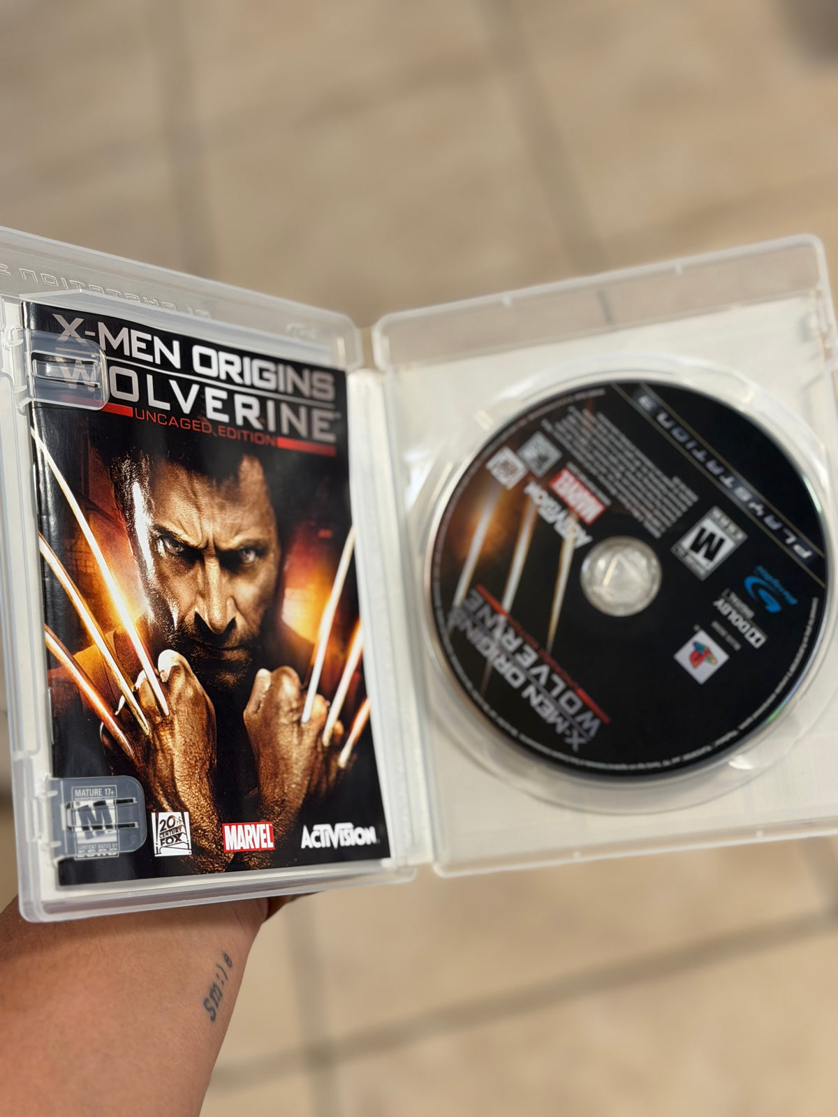 X-Men Origins: Wolverine (Complete) - Playstation 3