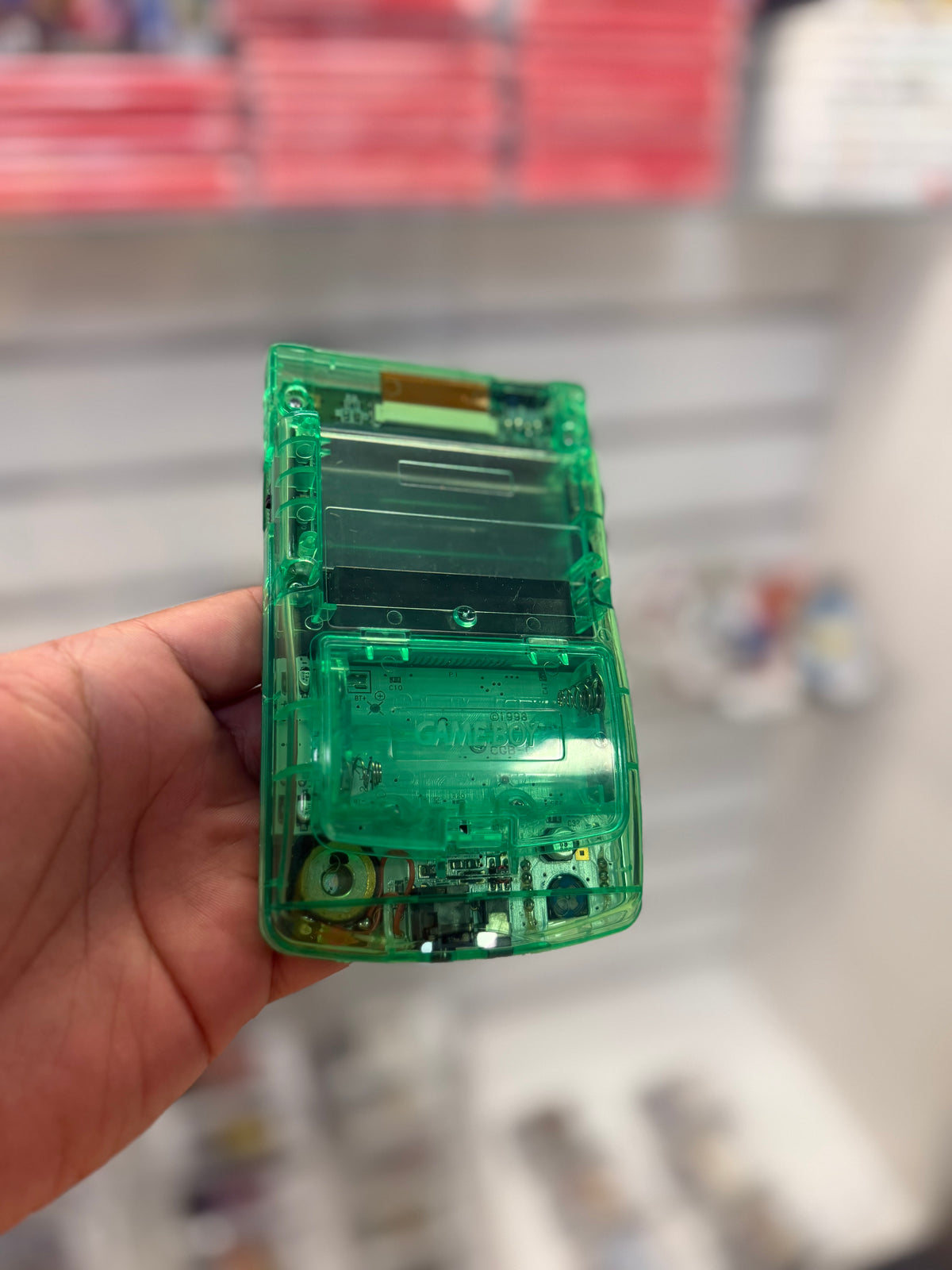 Gameboy Color Translucent Green (Reshell) - GameBoy Color