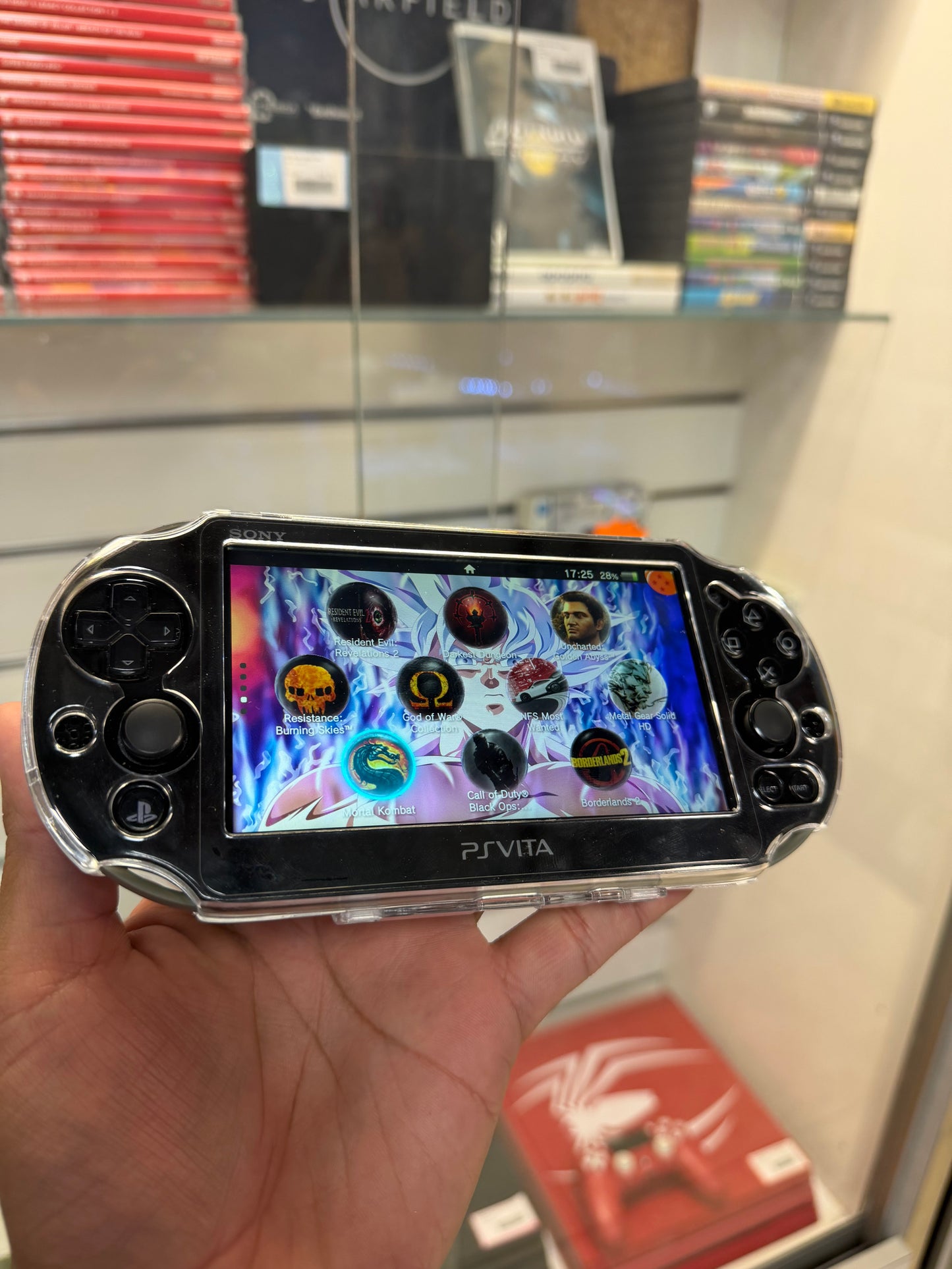 Playstation Vita Khaki/Black In Box (Japanese/Modded/Region Free) - Playstation Vita