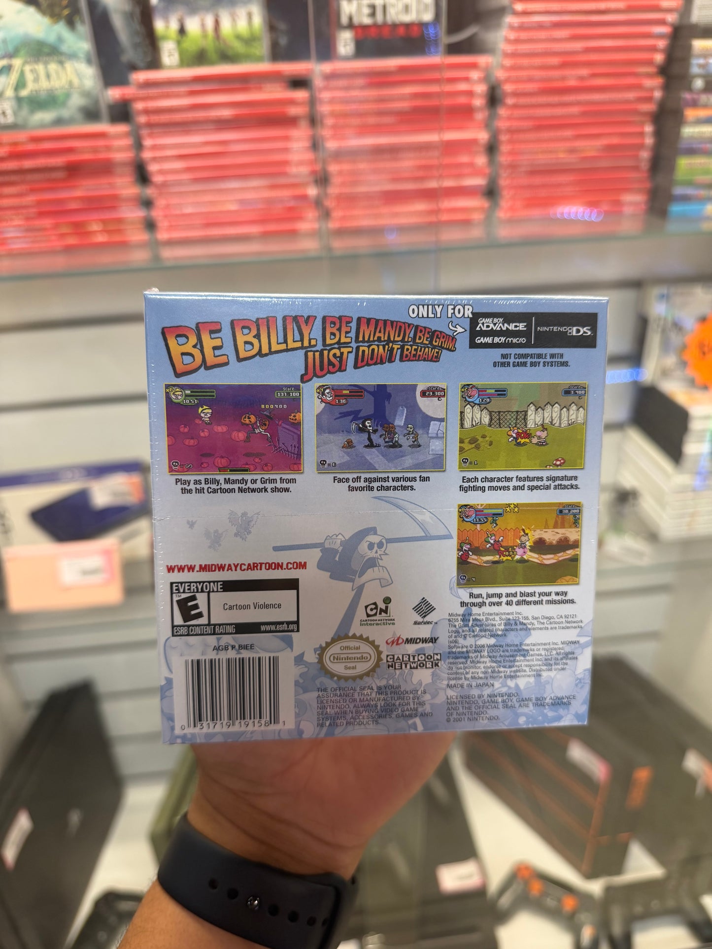 The Grim Adventures Of Billy & Mandy (Brand New Sealed) - GameBoy Advance