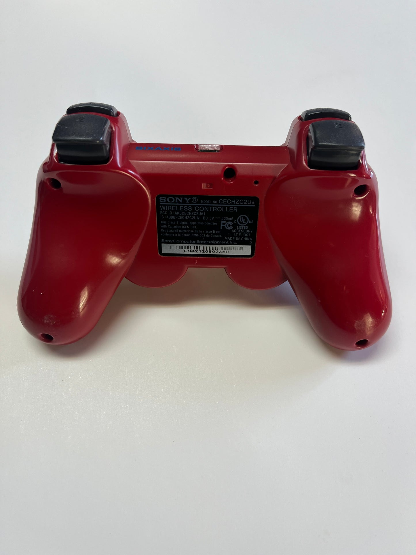 Sony PlayStation 3 PS3 Red Wireless Controller