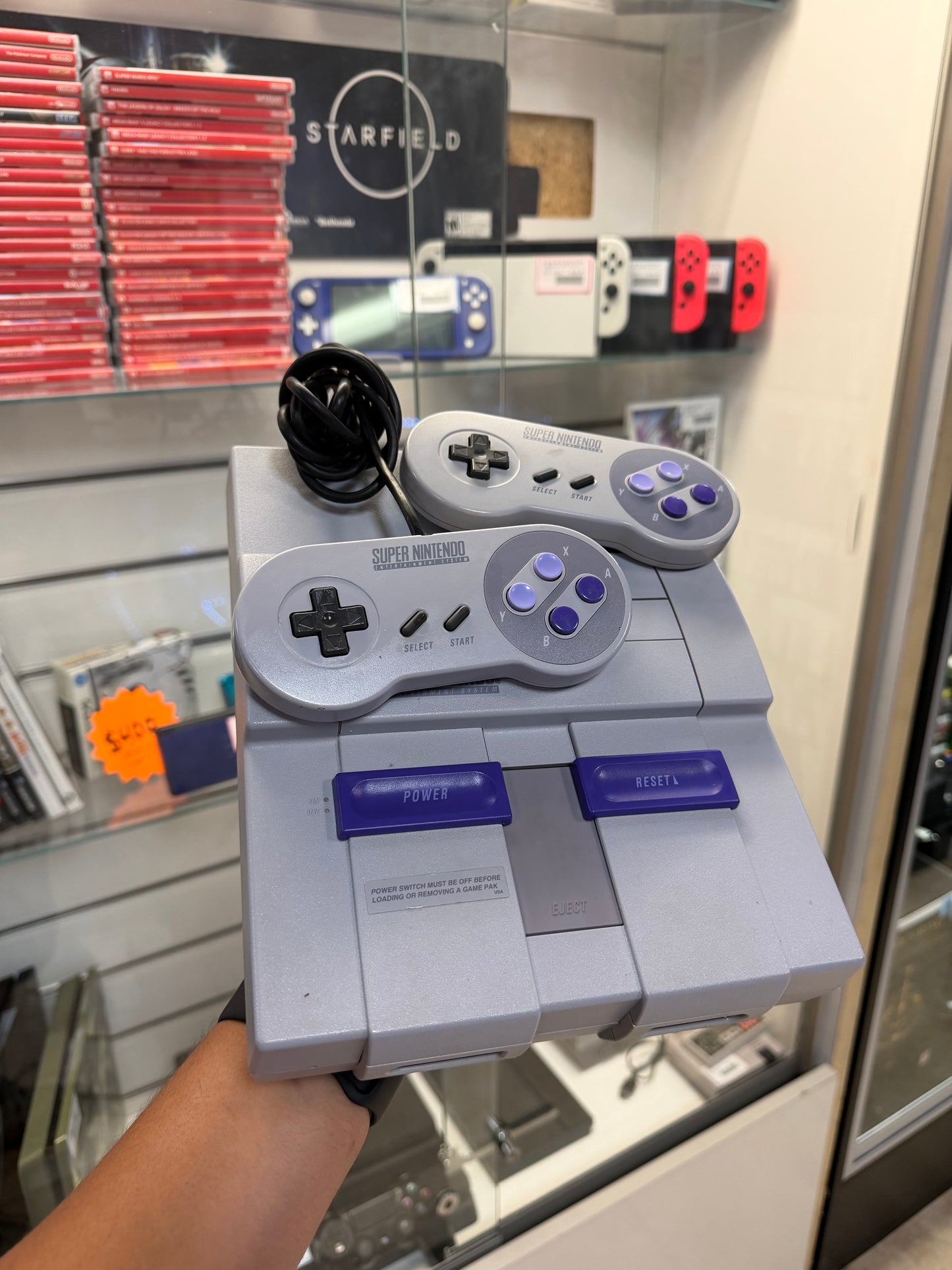 Super Nintendo System Includes 2 Controllers - Super Nintendo