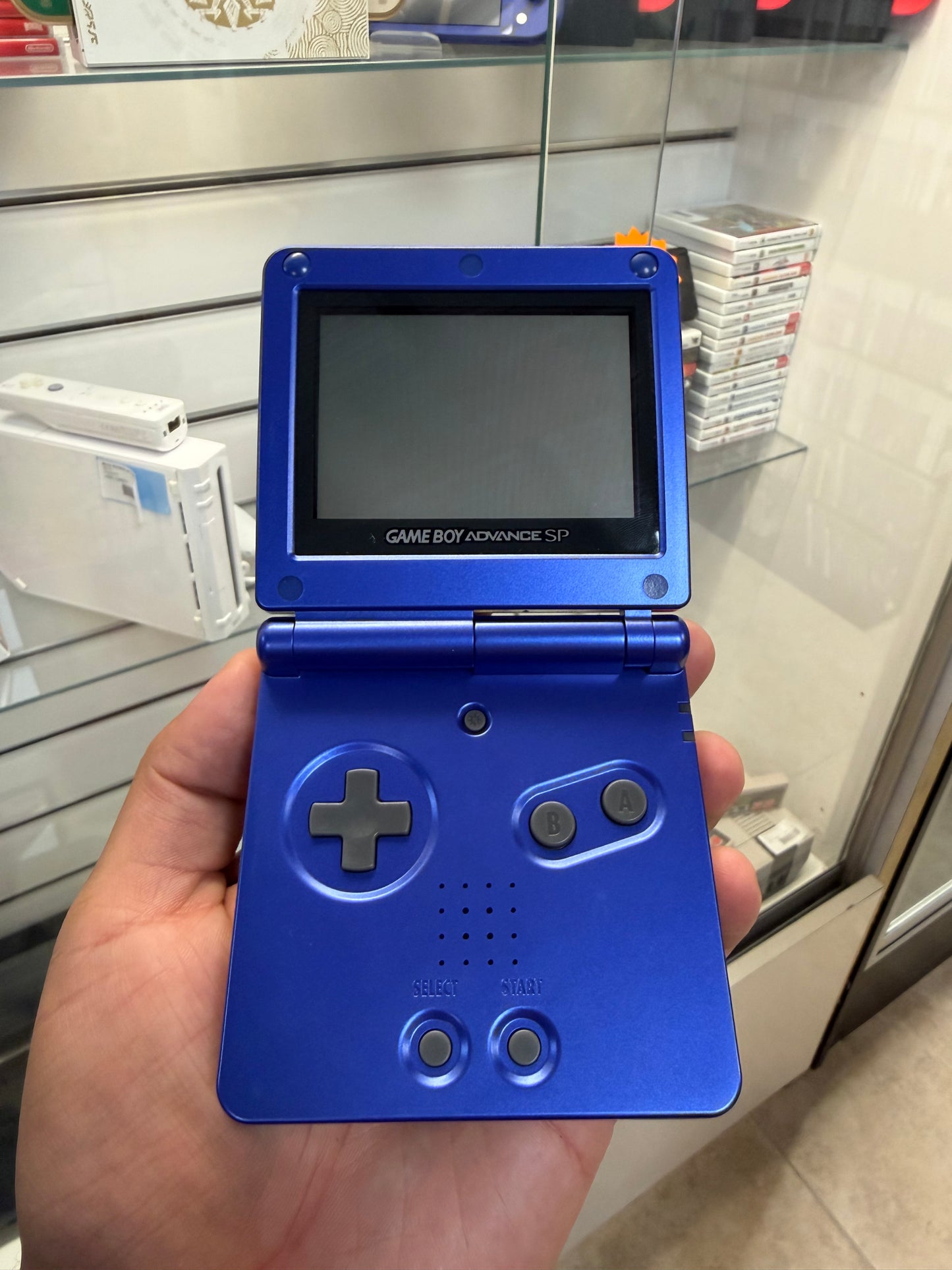 Gameboy Advance SP 001 Cobalt Blue (Japanese Region Free) - GameBoy Advance