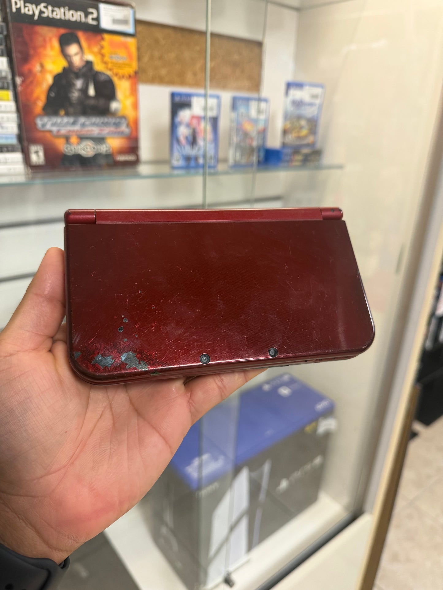 "New" Nintendo 3DS XL Red (Cosmetic Wear) - Nintendo 3DS