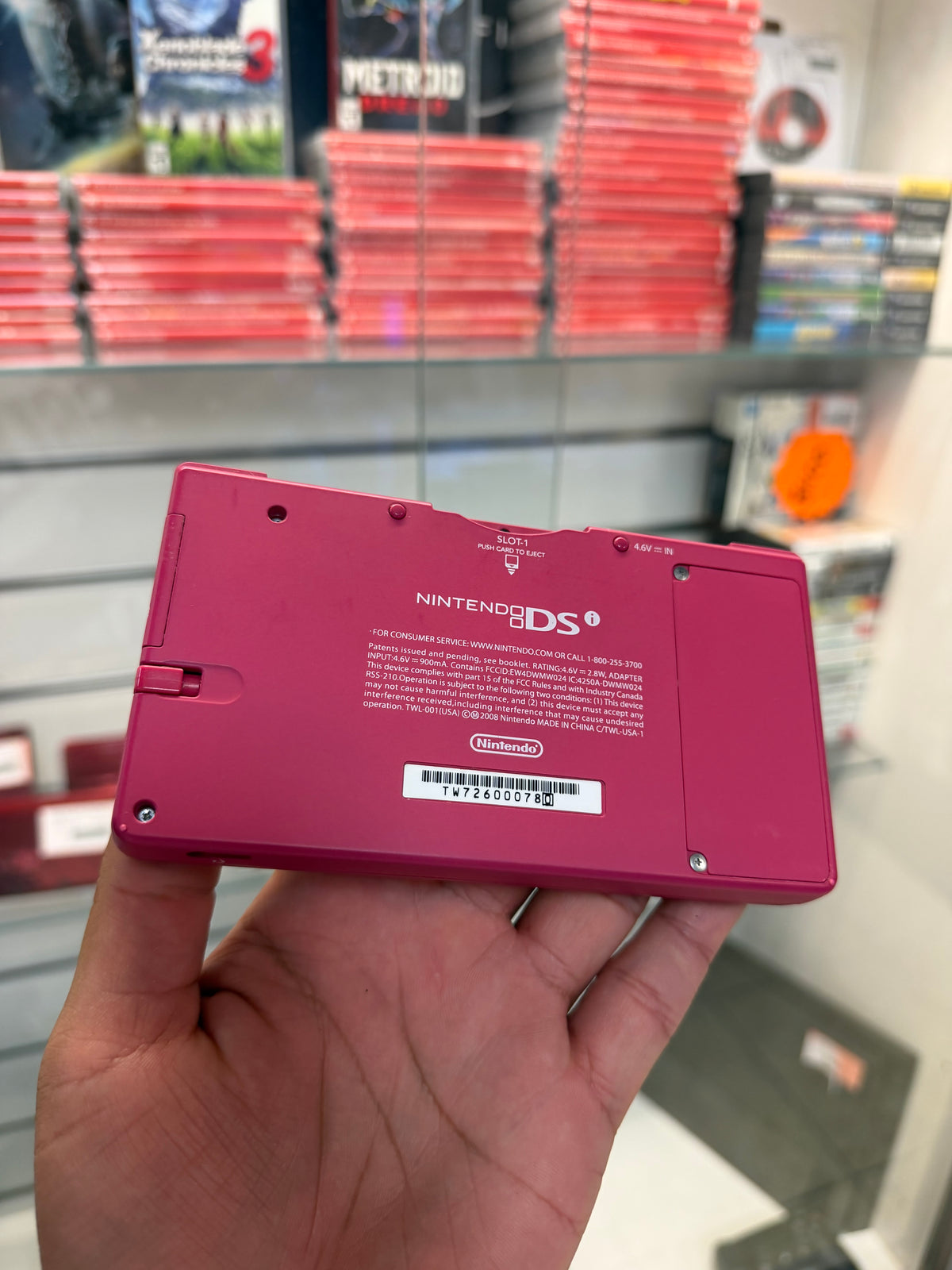 Pink Nintendo DSi Handheld - Nintendo DS