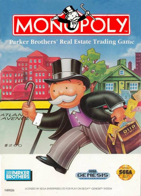 The Garage - Monopoly - Video Game - Sega Genesis