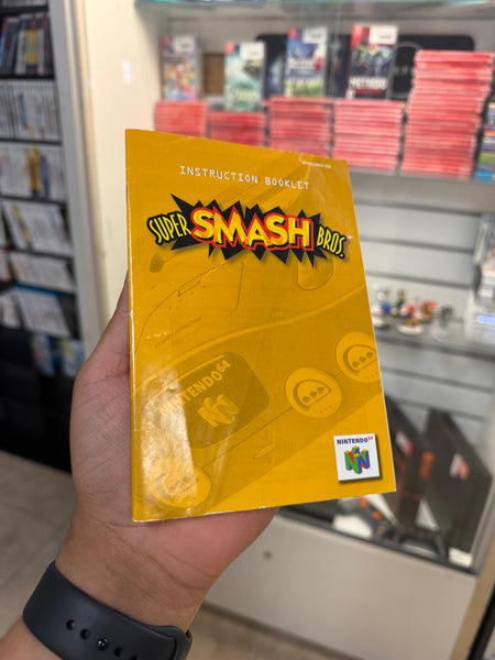 Super Smash Bros. Manual Only - Nintendo 64