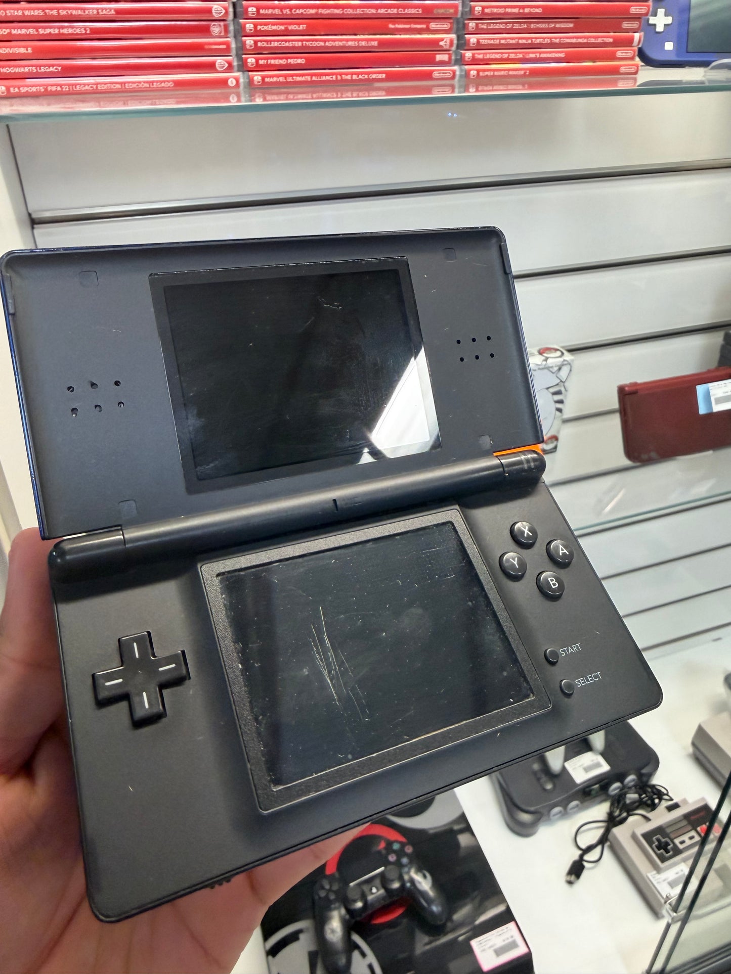Cobalt & Black Ds Lite (Cosmetic Wear) - Nintendo DS
