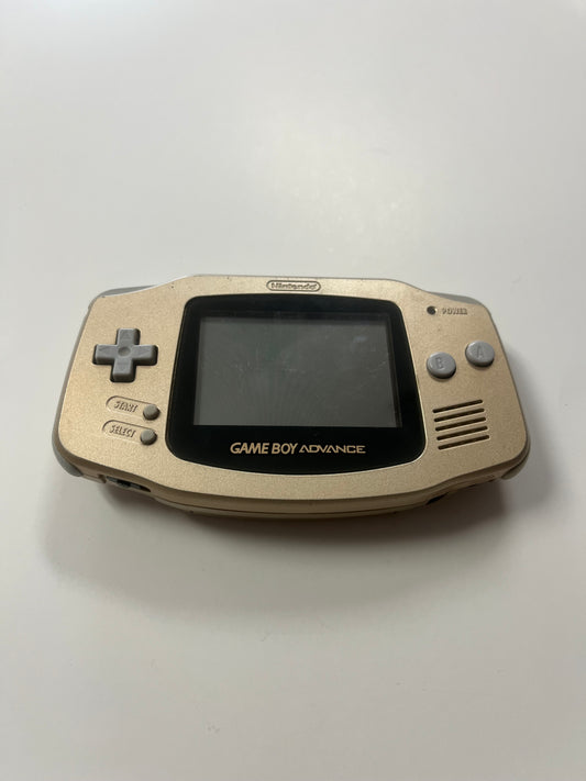 Nintendo Game Boy Advance (GBA) Gold Handheld Console