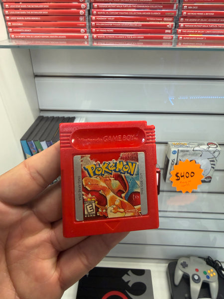 Pokemon Red (Cosmetic Wear) - GameBoy