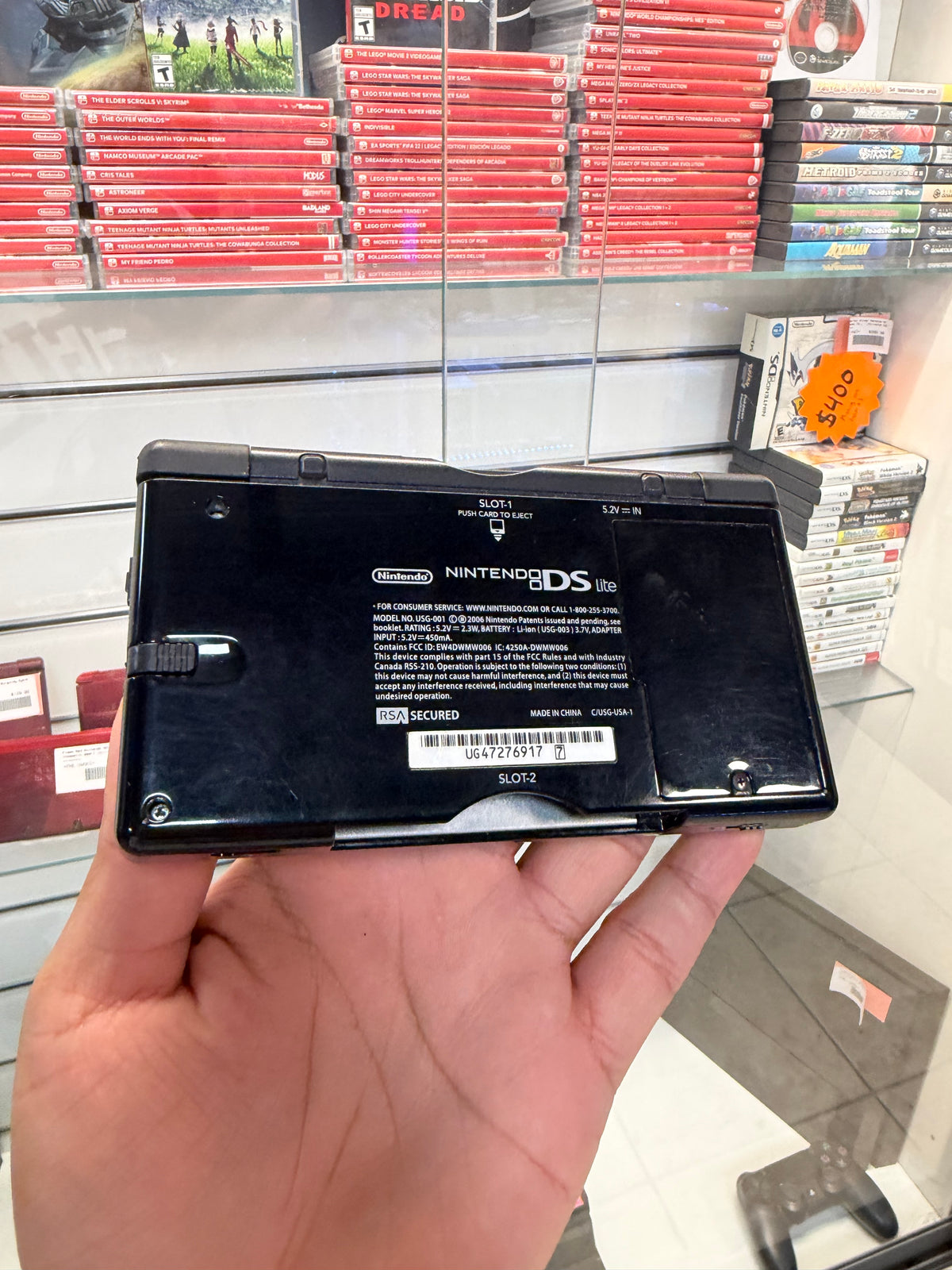 Black Nintendo DS Lite System - Nintendo DS