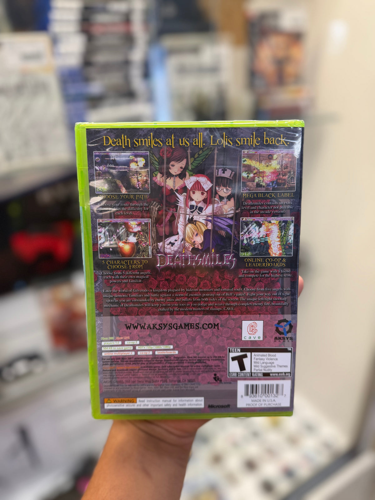 DeathSmiles (Sealed) [Disc Is Loose Inside Case) - Xbox 360