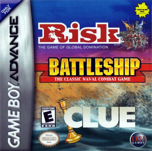 The Garage - Risk / Battleship / Clue - Video Game - GameBoy Advance