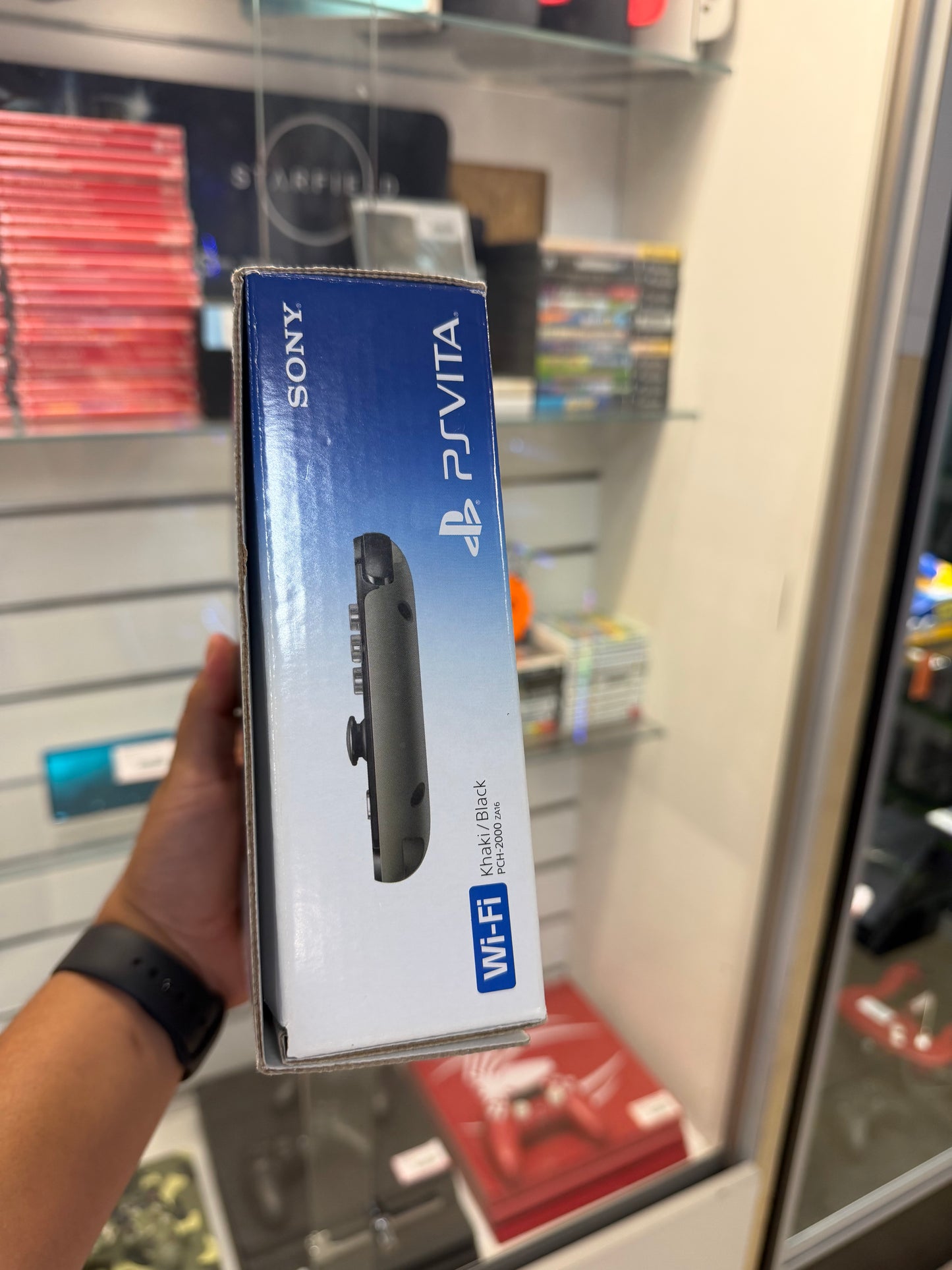 Playstation Vita Khaki/Black In Box (Japanese/Modded/Region Free) - Playstation Vita