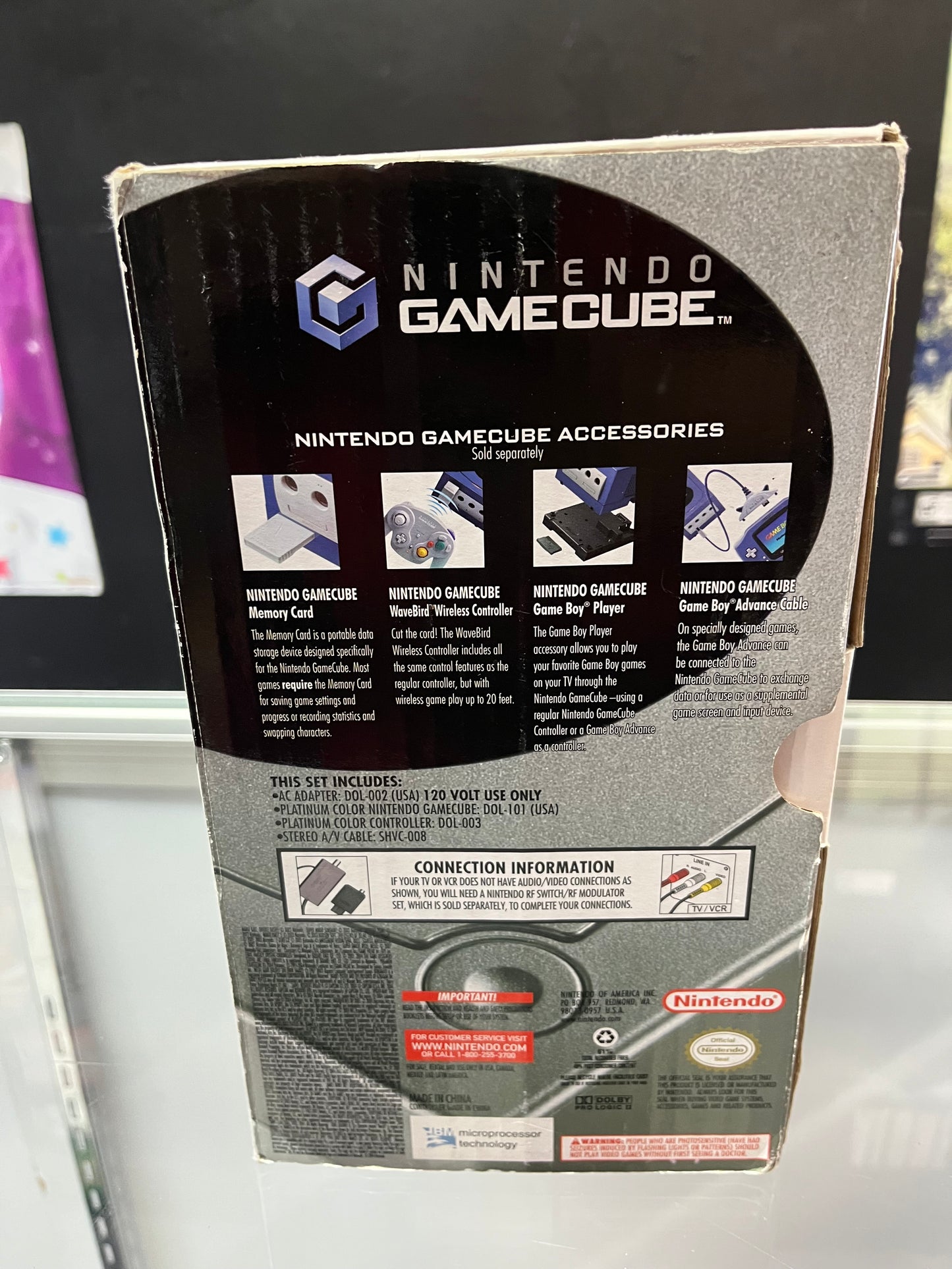 Nintendo Gamecube Silver Console In Box