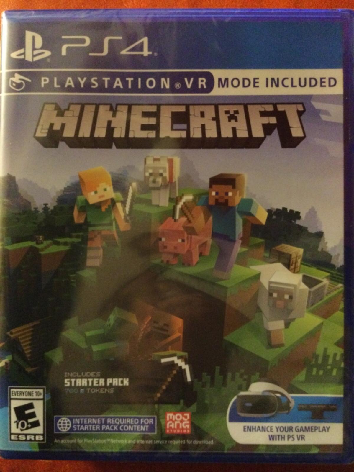 The Garage - Minecraft [with VR] - Video Game - Playstation 4