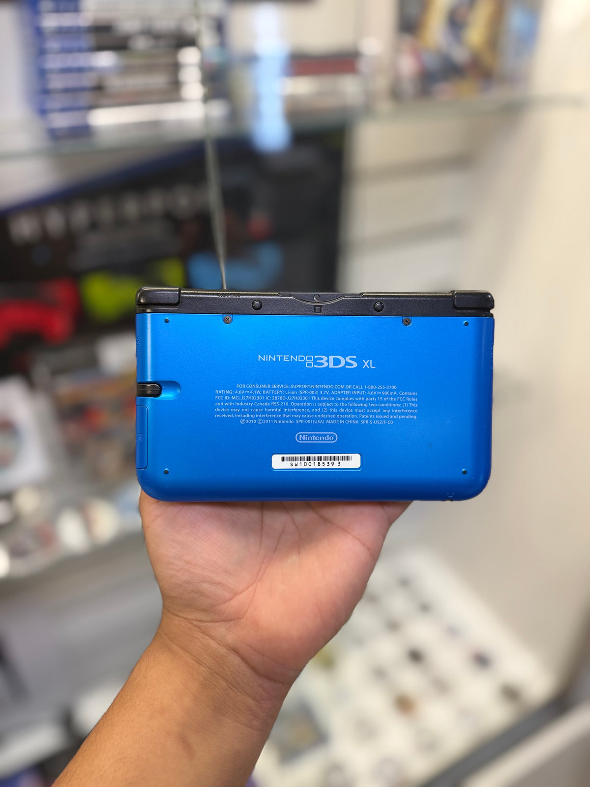 Nintendo 3DS XL Blue (W/ Screen Protectors) - Nintendo 3DS