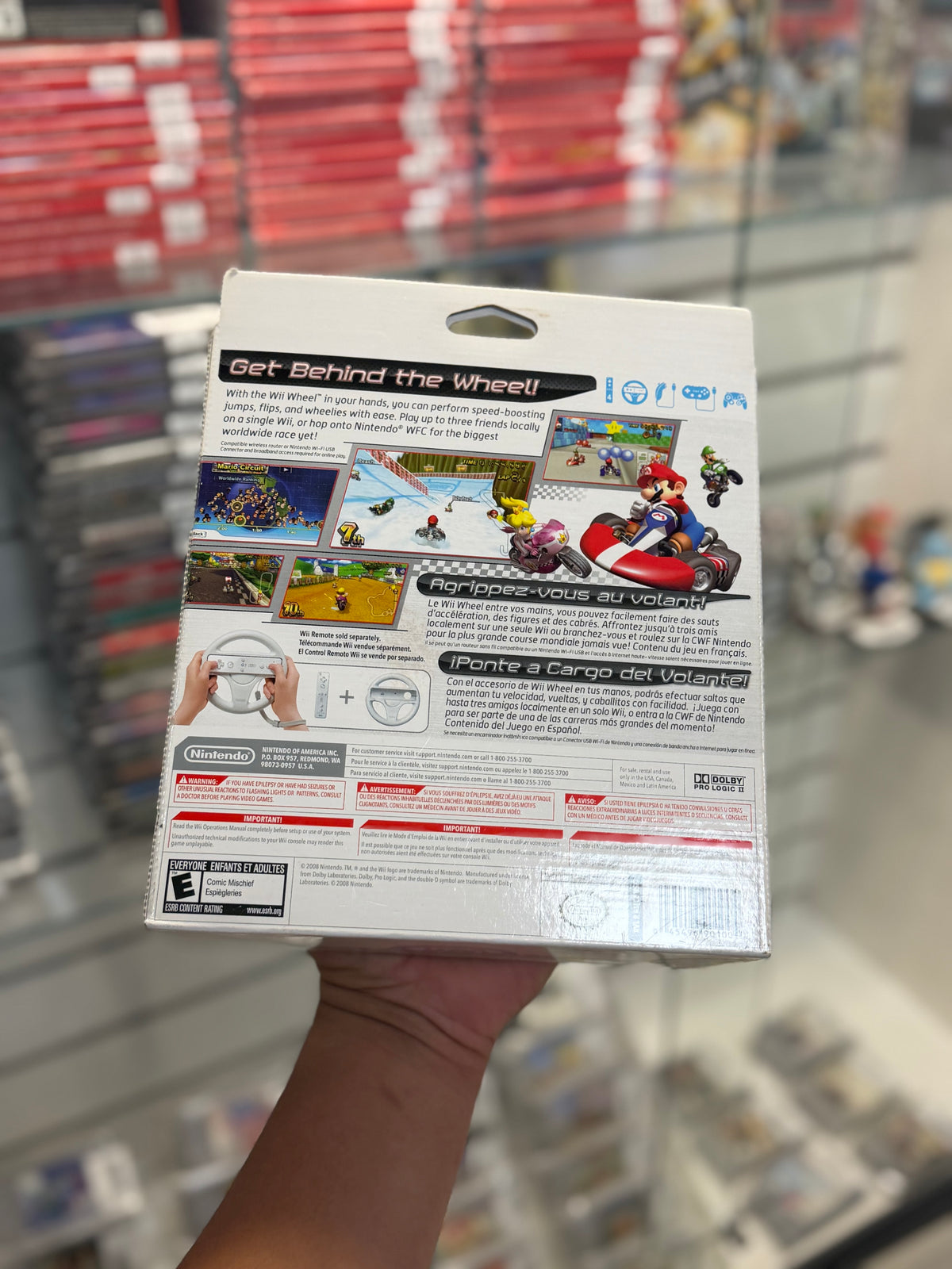 Mario Kart Wii W/Wheel (Big Box) - Wii