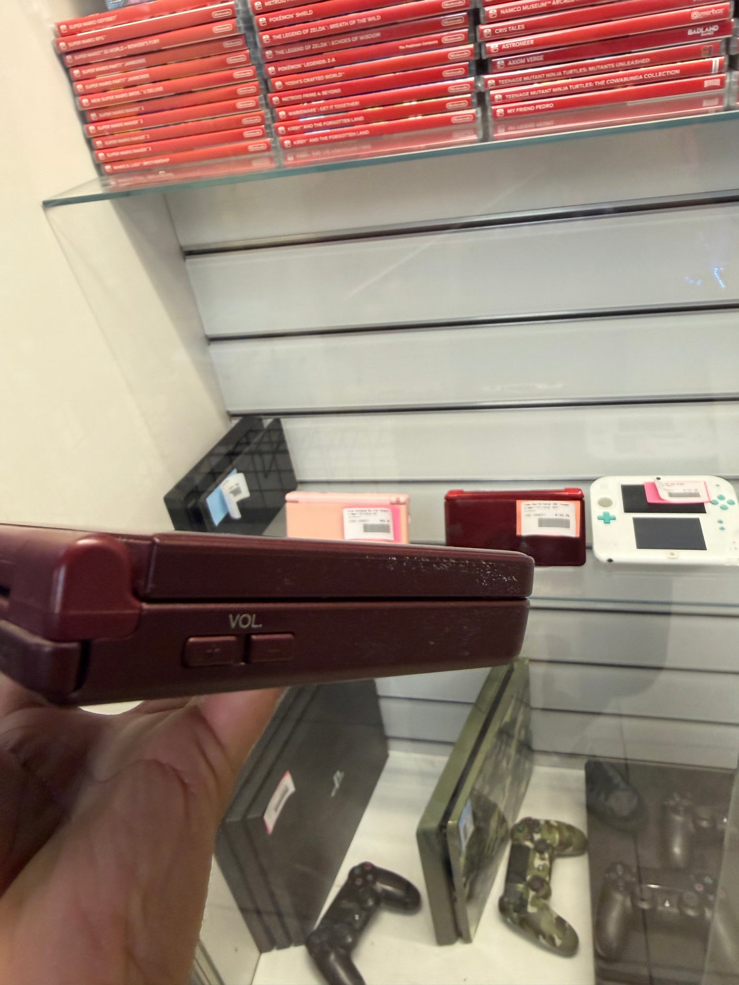 Nintendo DSi XL Burgundy System - Nintendo DS