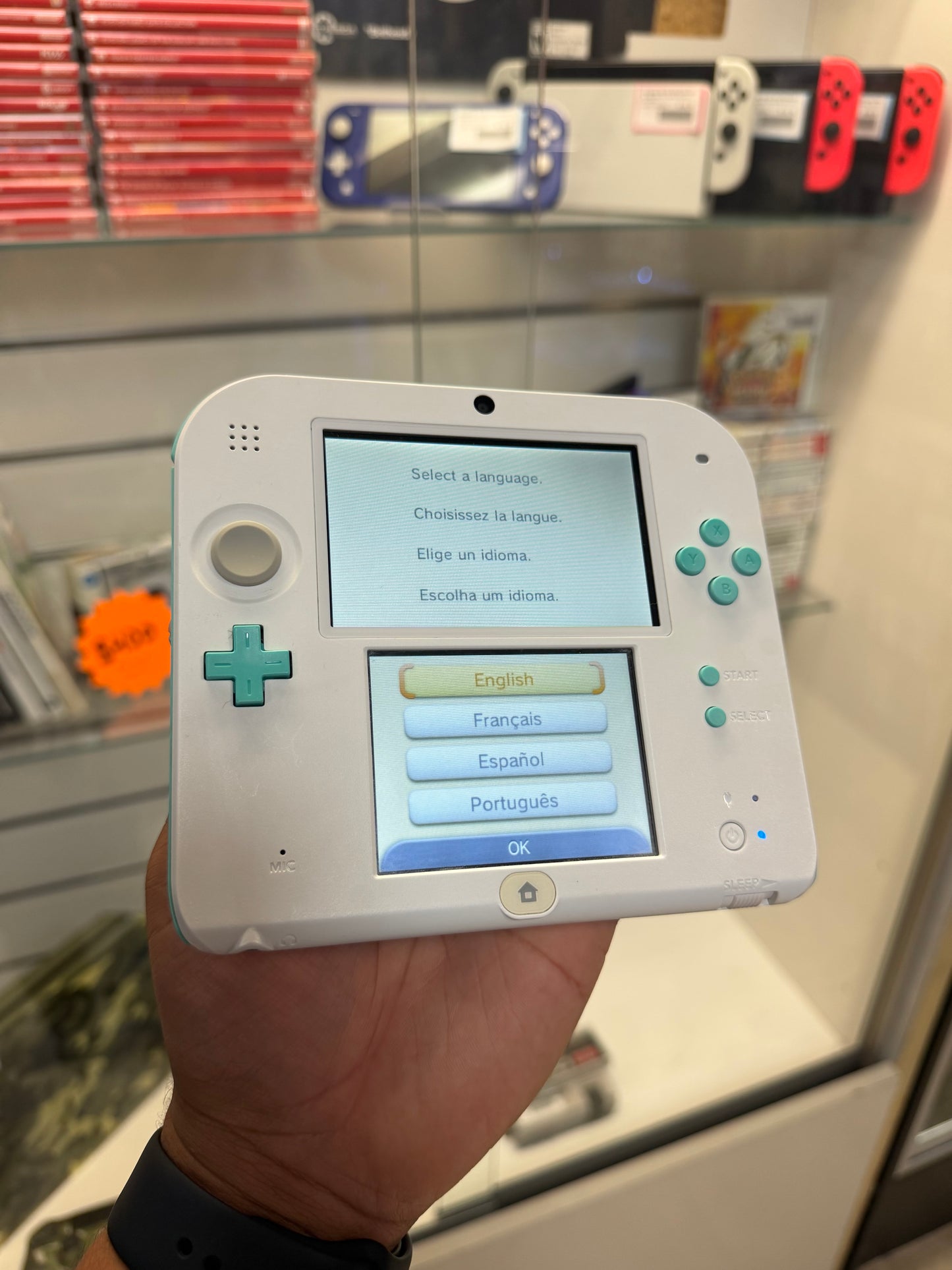Nintendo 2DS Sea Green - Nintendo 3DS