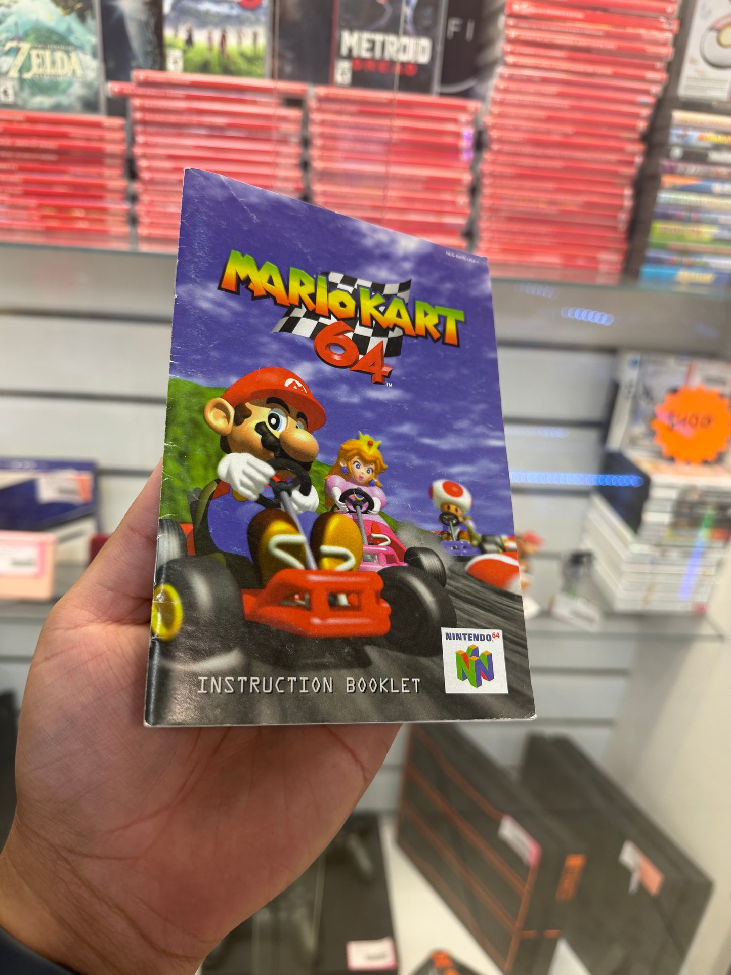 Mario Kart 64 Manual Only - Nintendo 64