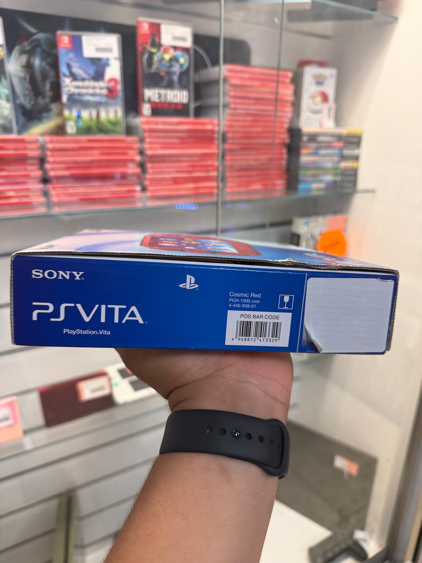 PS Vita Cosmic Red 1000 Model Japanese (Complete In Box) - Playstation Vita