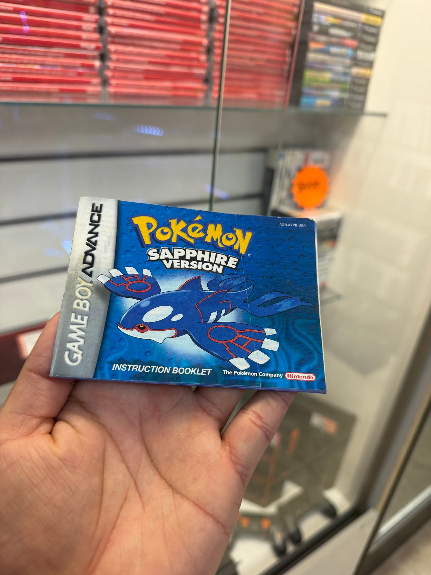 Pokemon Sapphire Manual Only - GameBoy Advance