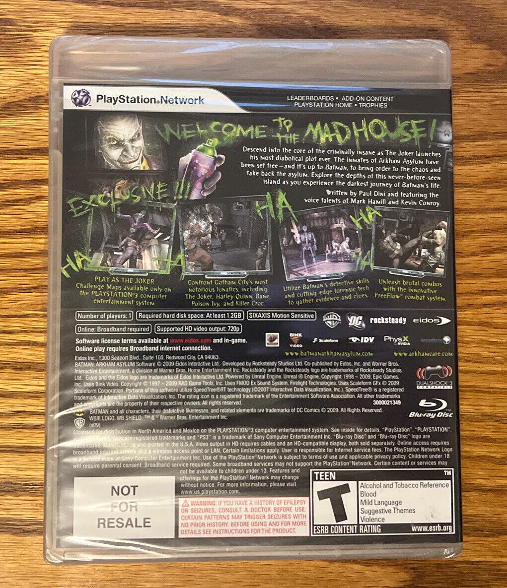 Batman Arkham Asylum [Not for Resale] - Playstation 3