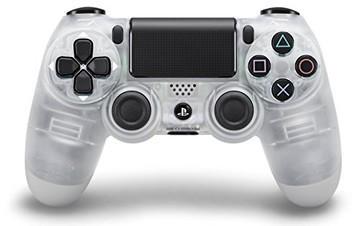 The Garage - Playstation 4 Dualshock 4 White Crystal Controller - Video Game - Playstation 4