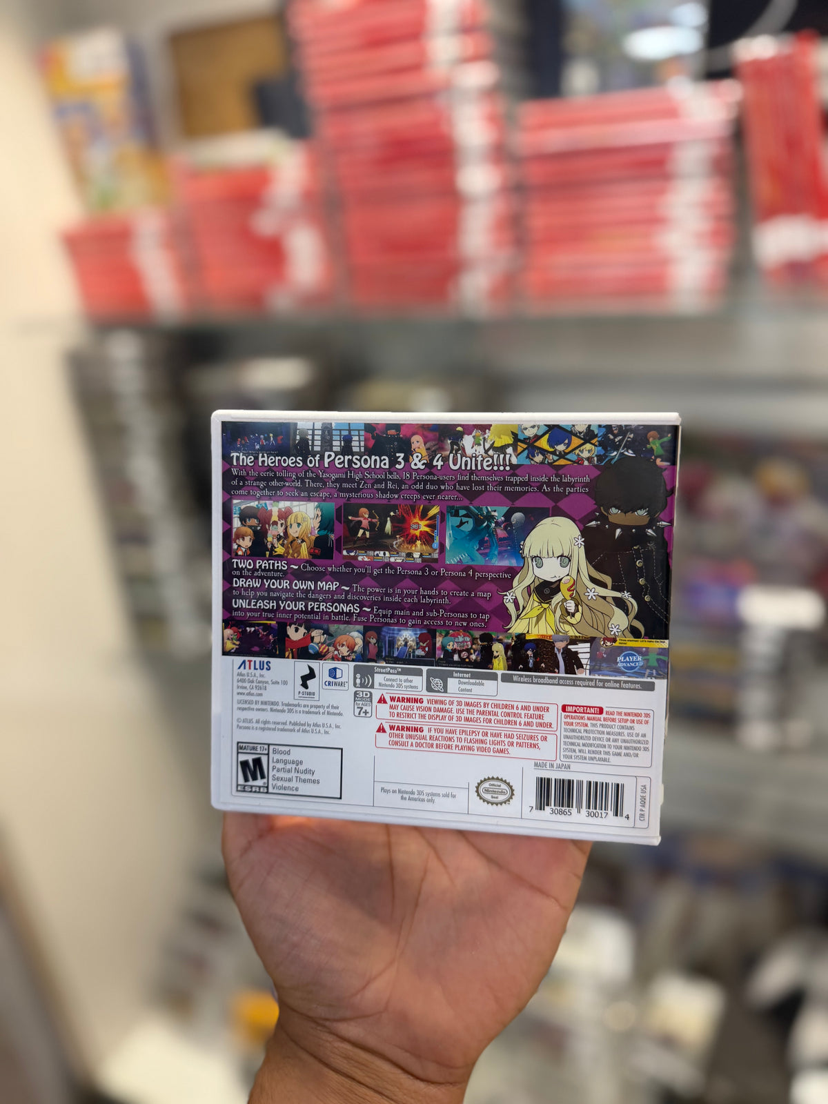 Persona Q: Shadow of the Labyrinth (Complete) - Nintendo 3DS