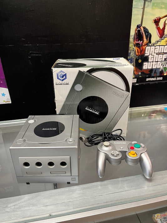 Nintendo Gamecube Silver Console In Box