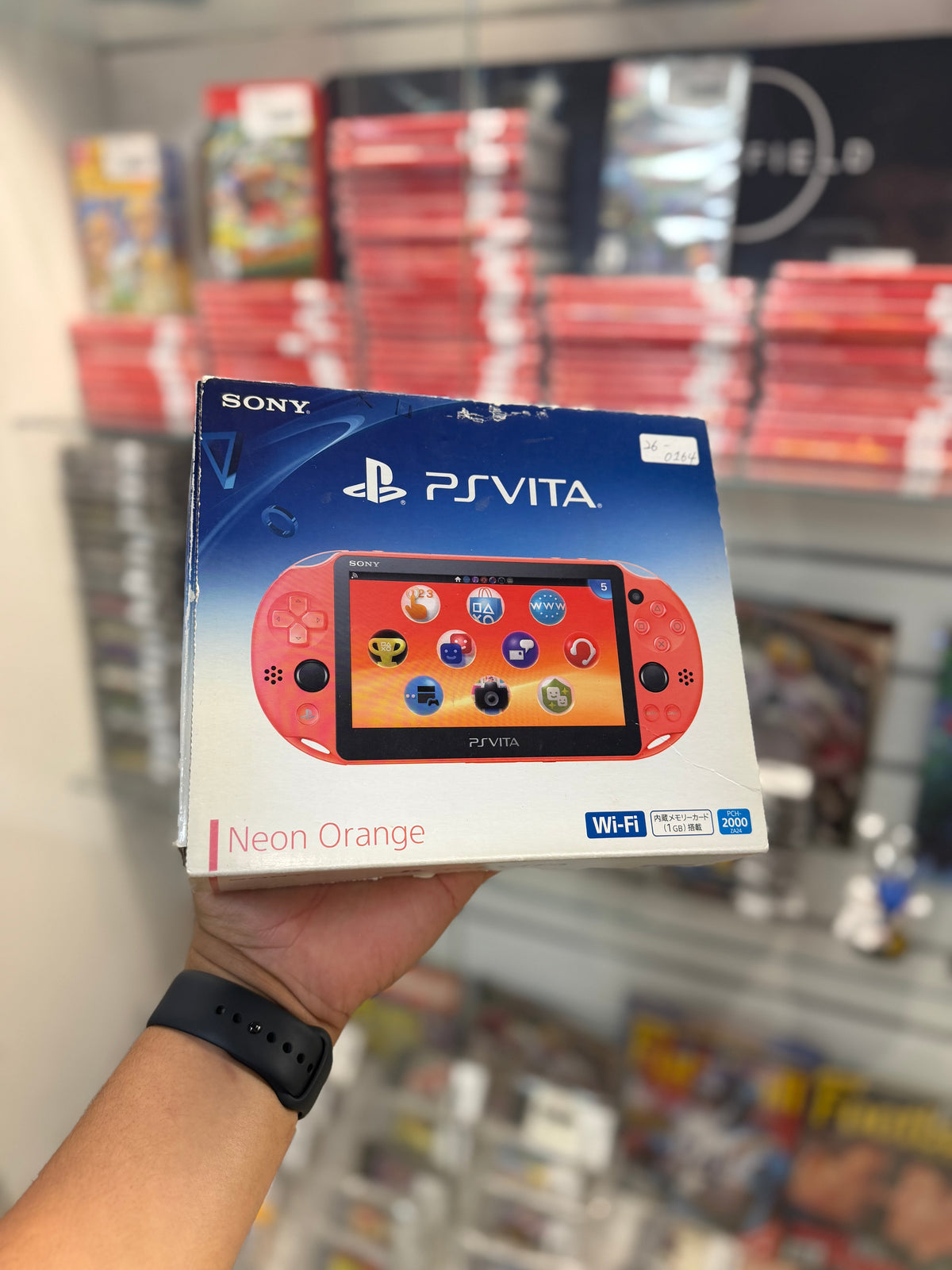 PlayStation Vita Wi-Fi Neon Orange (Modded) - JP Playstation Vita