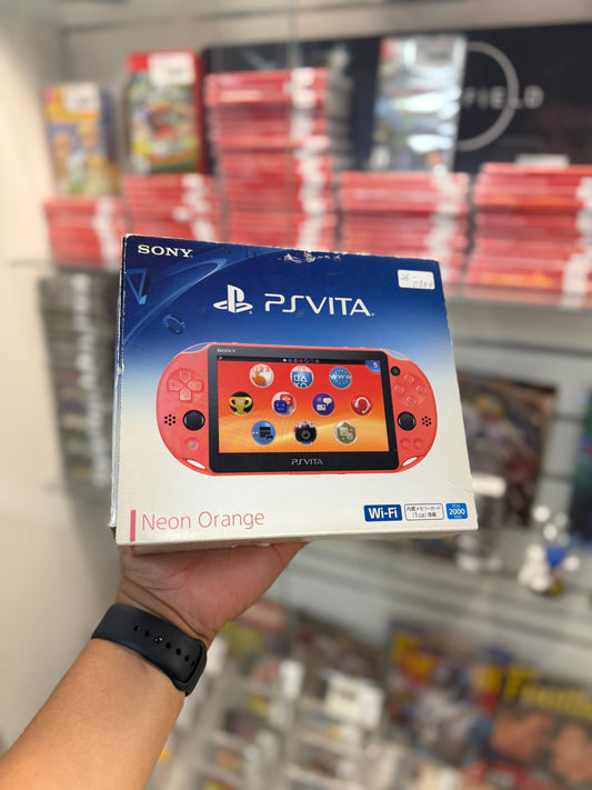 PlayStation Vita Wi-Fi Neon Orange (Modded) - JP Playstation Vita
