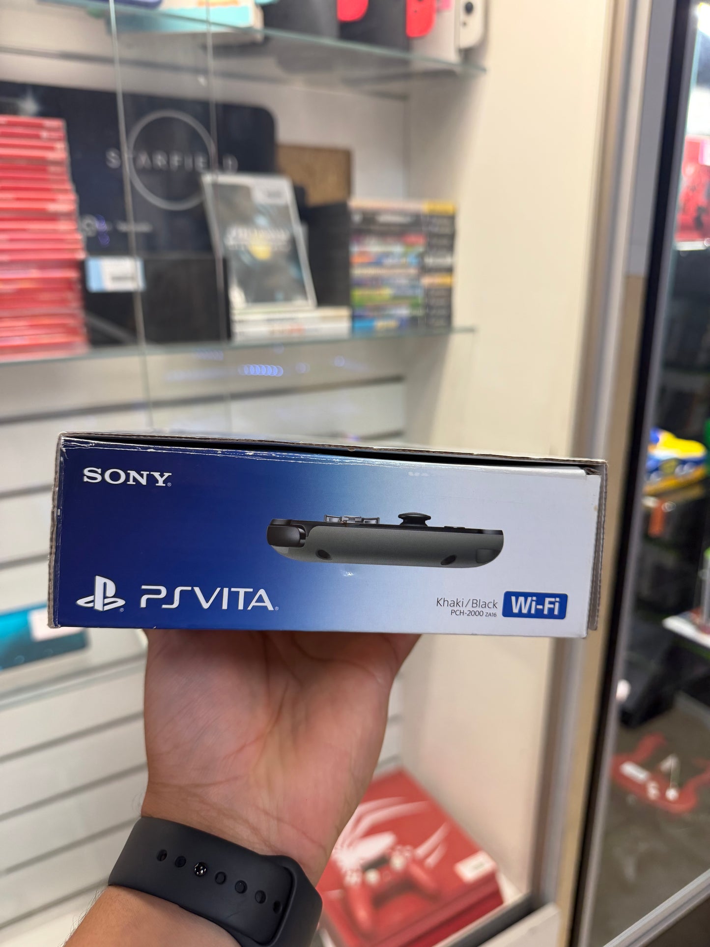 Playstation Vita Khaki/Black In Box (Japanese/Modded/Region Free) - Playstation Vita