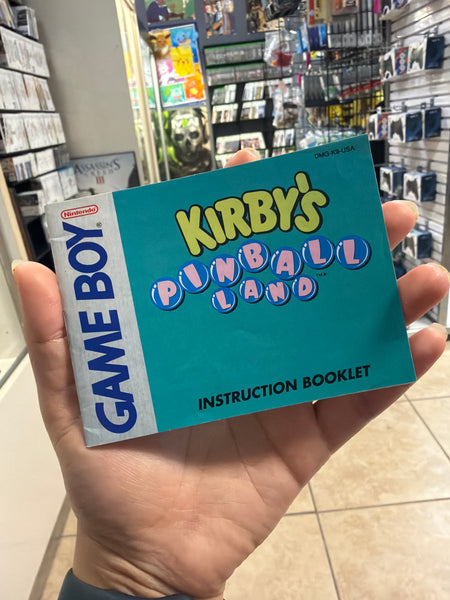 Kirby's Pinball Land (Manual Only) - GameBoy Advance