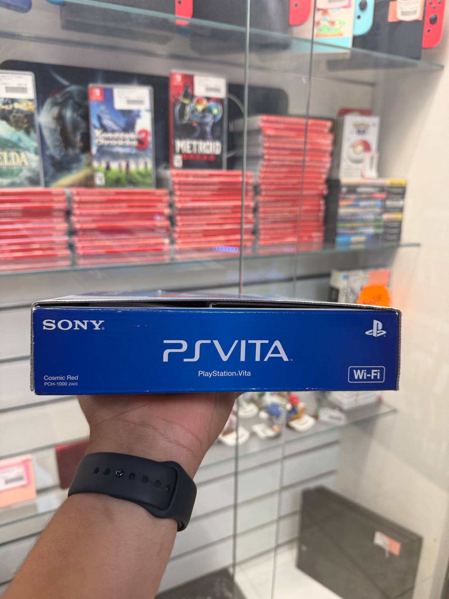 PS Vita Cosmic Red 1000 Model Japanese (Complete In Box) - Playstation Vita