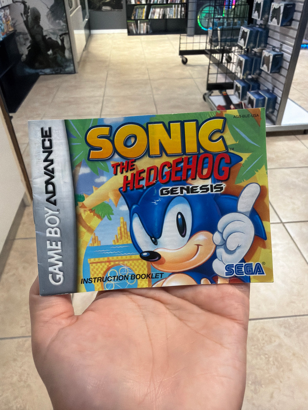 Sonic The Hedgehog (Manual Only) - GameBoy Advance