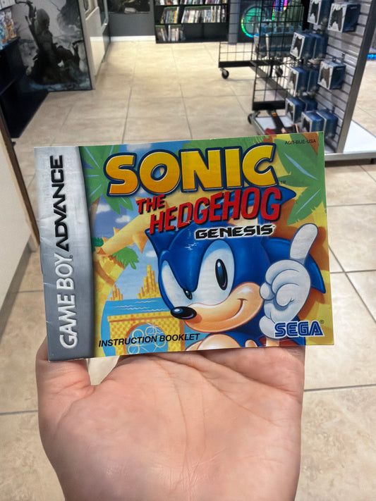 Sonic The Hedgehog (Manual Only) - GameBoy Advance
