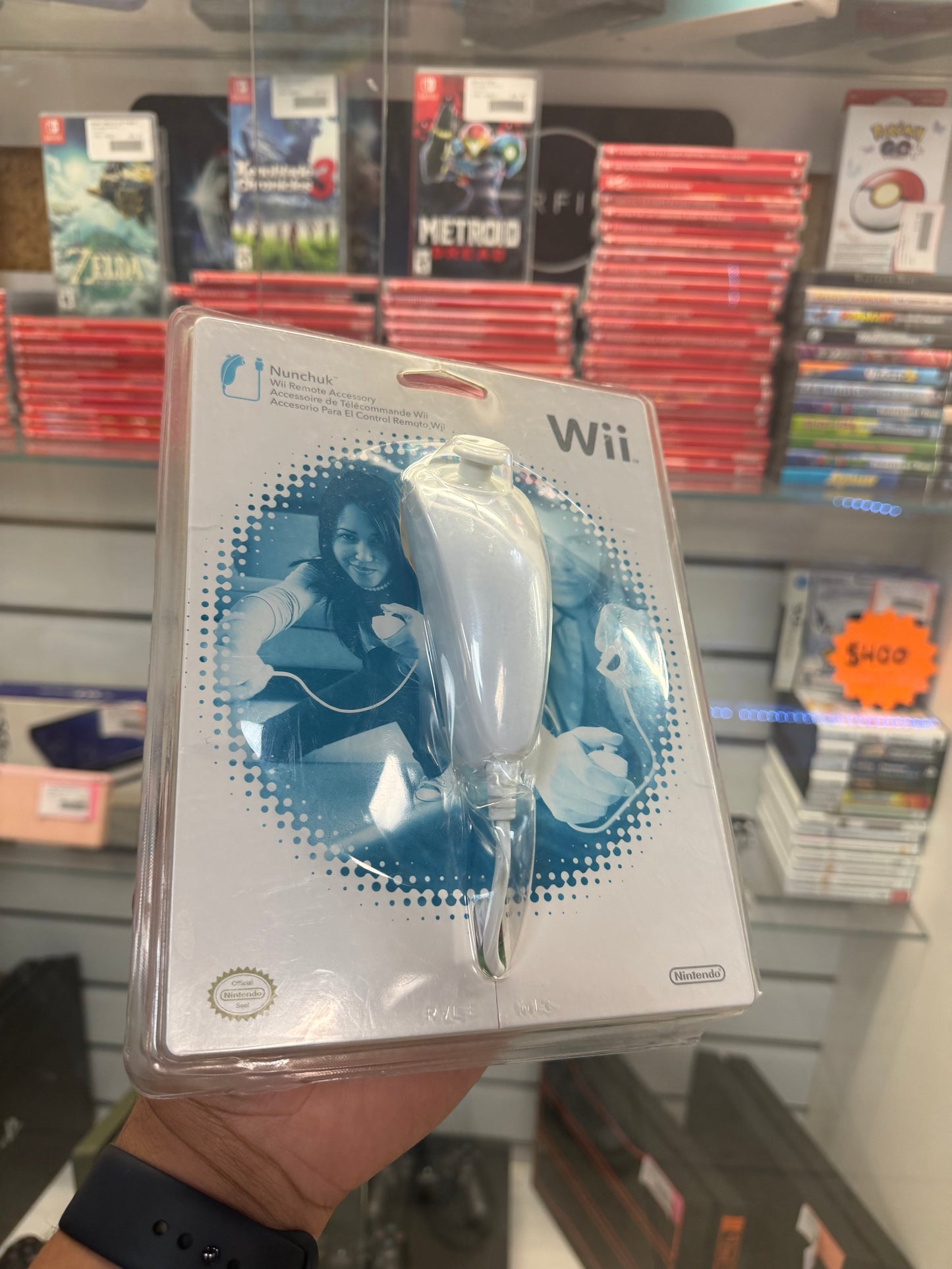 Nintendo Wii OEM Nunchuck (Brand New Sealed) - Wii