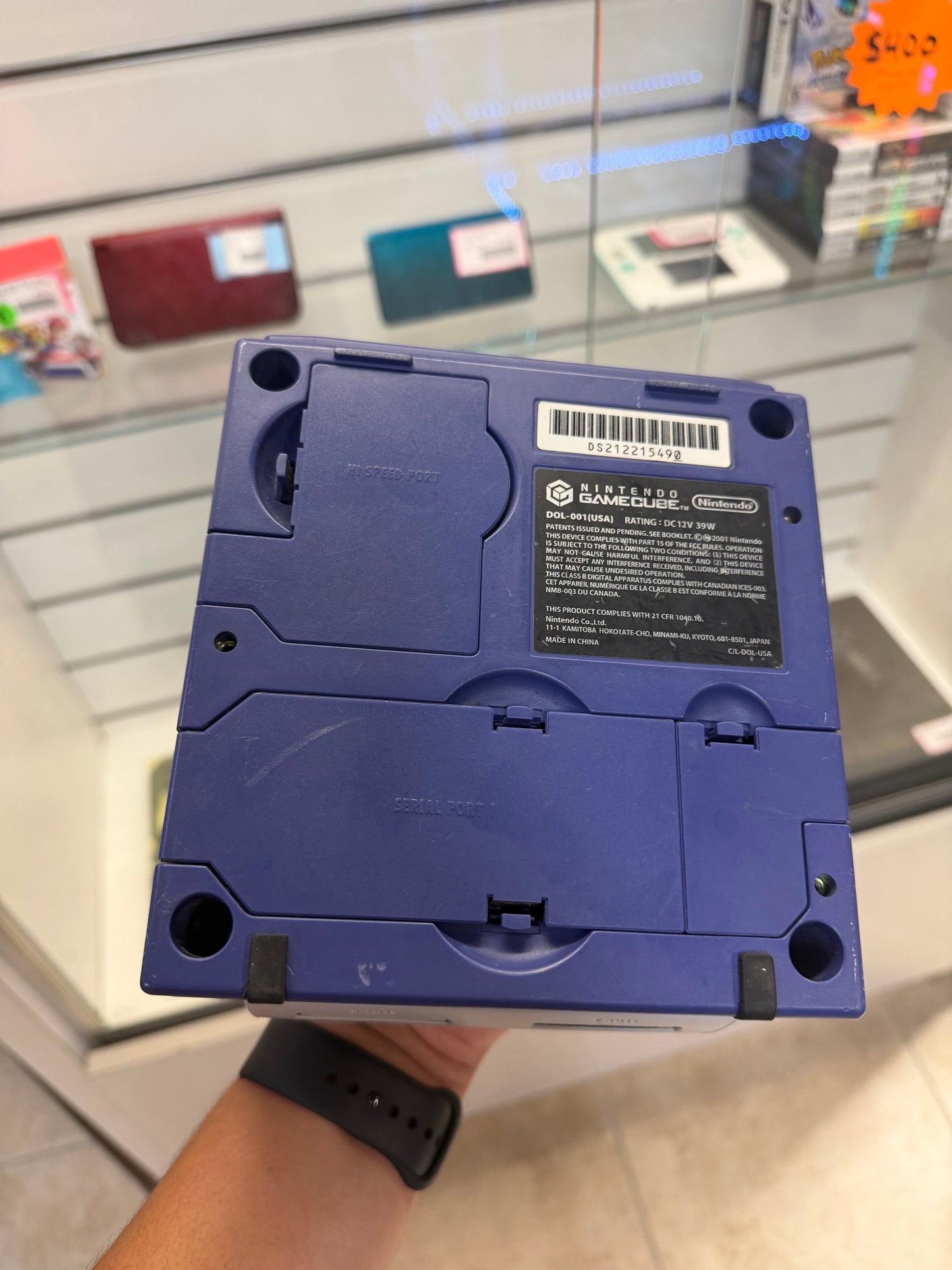 Nintendo Gamecube Indigo System (Cosmetic Wear) - Gamecube