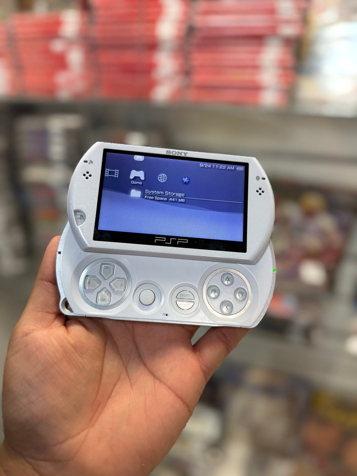 PSP Go Pearl White (Modded) - PSP
