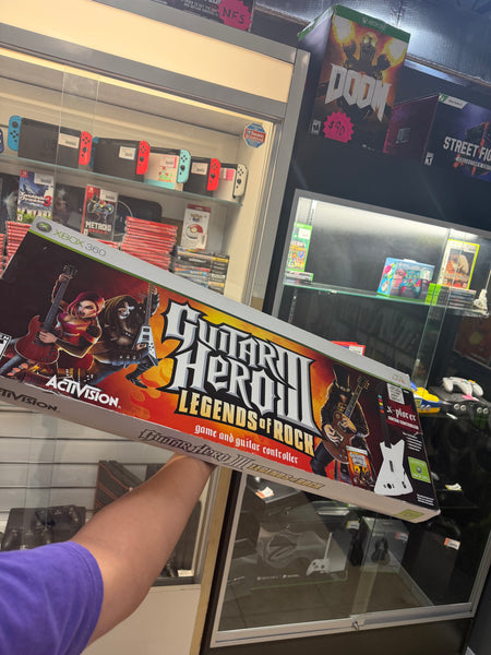 Guitar Hero III Legends Of Rock X-Plorer Guitar Bundle (Brand New) - Xbox 360