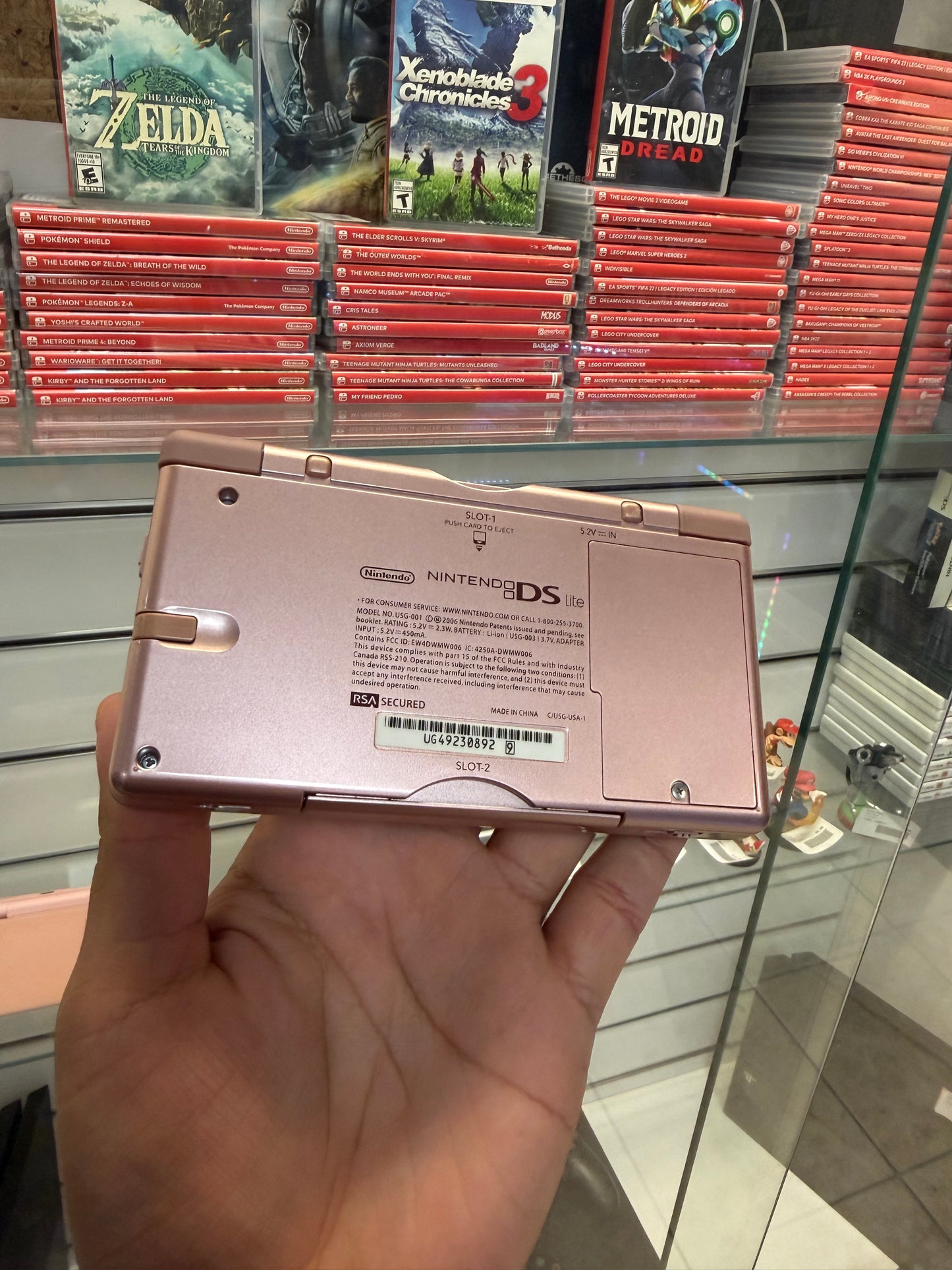 Nintendo Ds Lite Metallic Rose - Nintendo DS