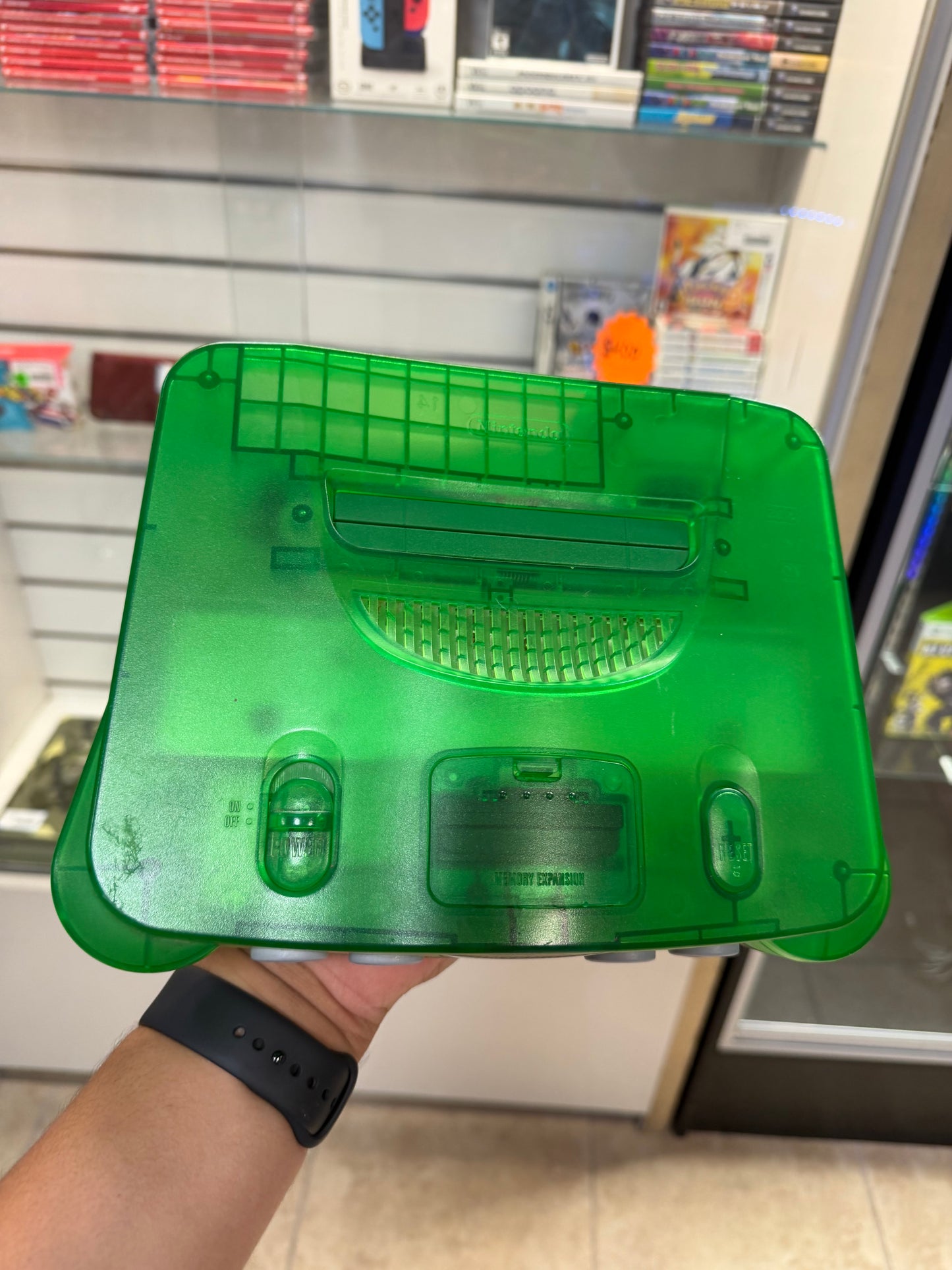 Jungle Green Funtastic Nintendo 64 (Cosmetic Wear) - Nintendo 64