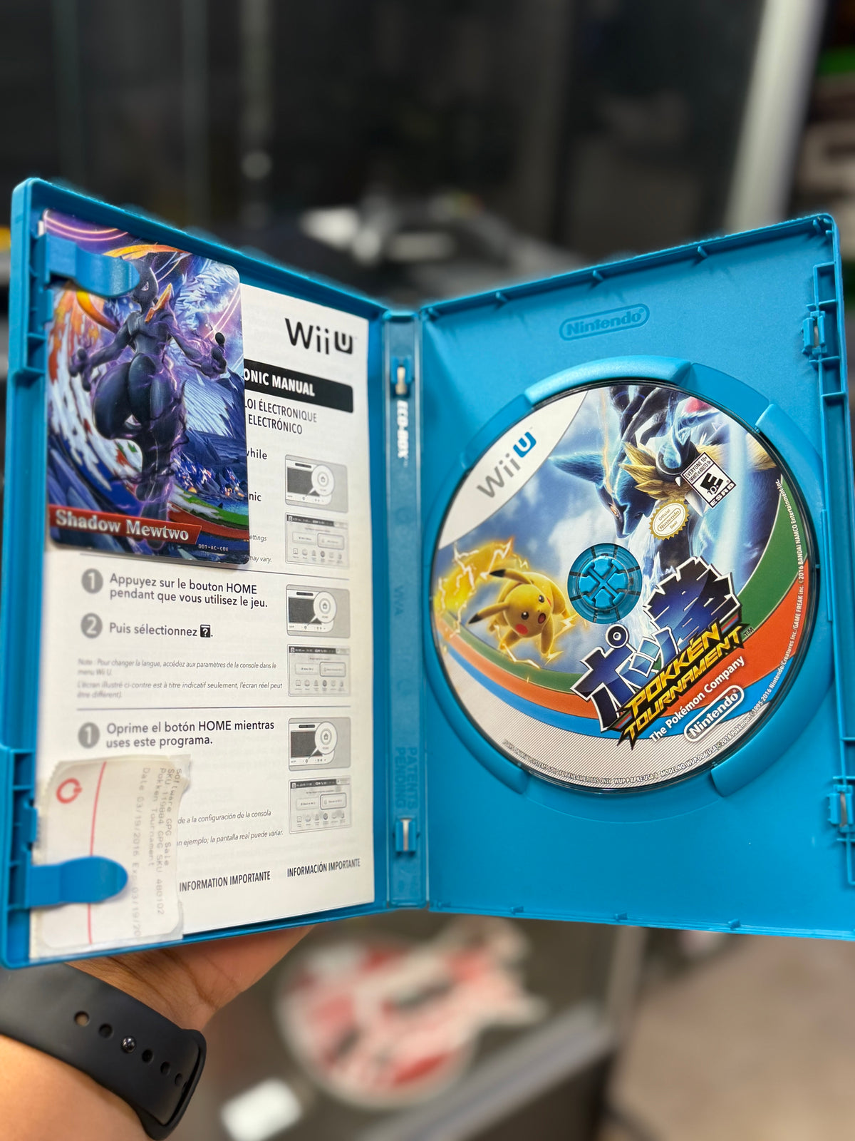 Pokken Tournament (Shadow Mewtwo Amiibo Card) - Wii U