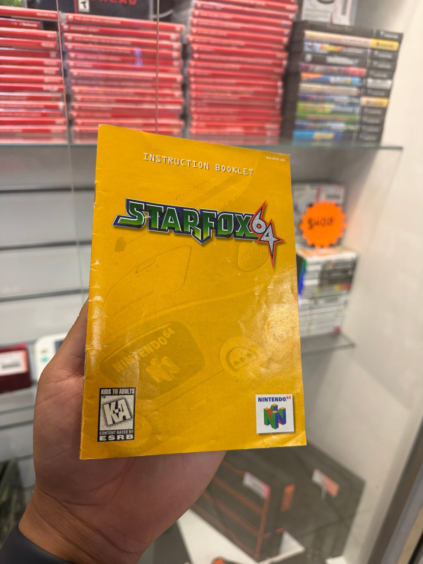 Starfox 64 Manual Only  - Nintendo 64