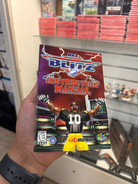 NFL Blitz Manual Only - Nintendo 64